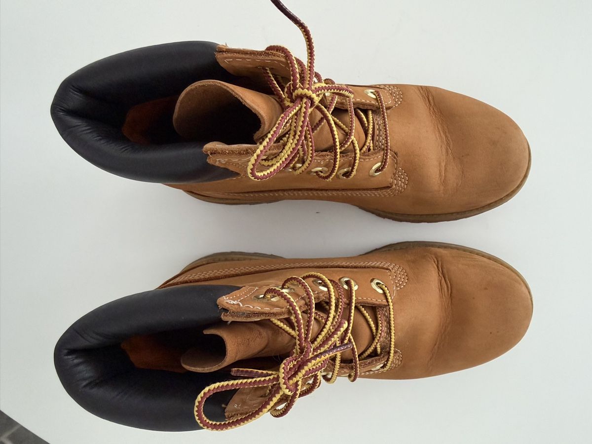 Timberland Scarpe da donna: Timberland Boots, Gr. 38 / 7.5, braun – Usato da Jona venduto da dar_k2v9 4