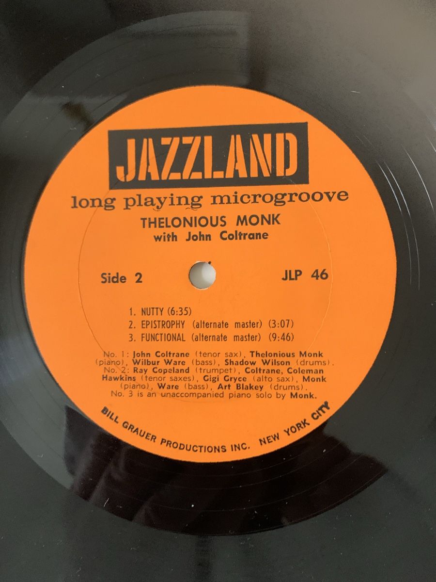 Dischi in vinile: Thelonious Monk with John Coltrane – Usato da lausanne venduto da Ccheche 2