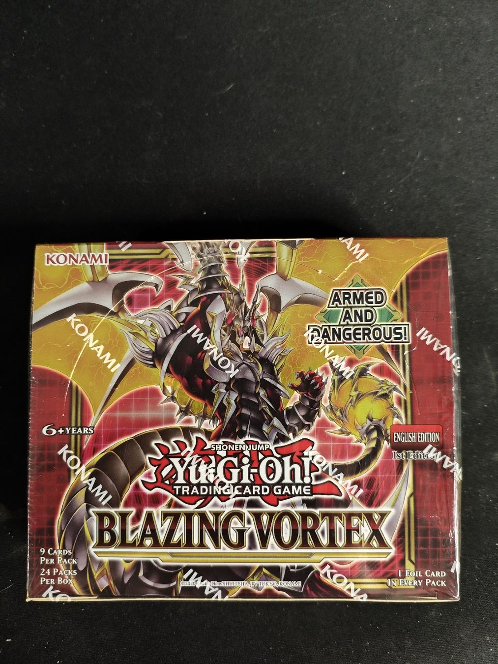Yugioh Carte collezionabili: Yu-Gi-Oh Blazing Vortex Booster Box – Nuovo e nell'imballaggio originale da Sonceboz-Sombeval venduto da mil_8vr2