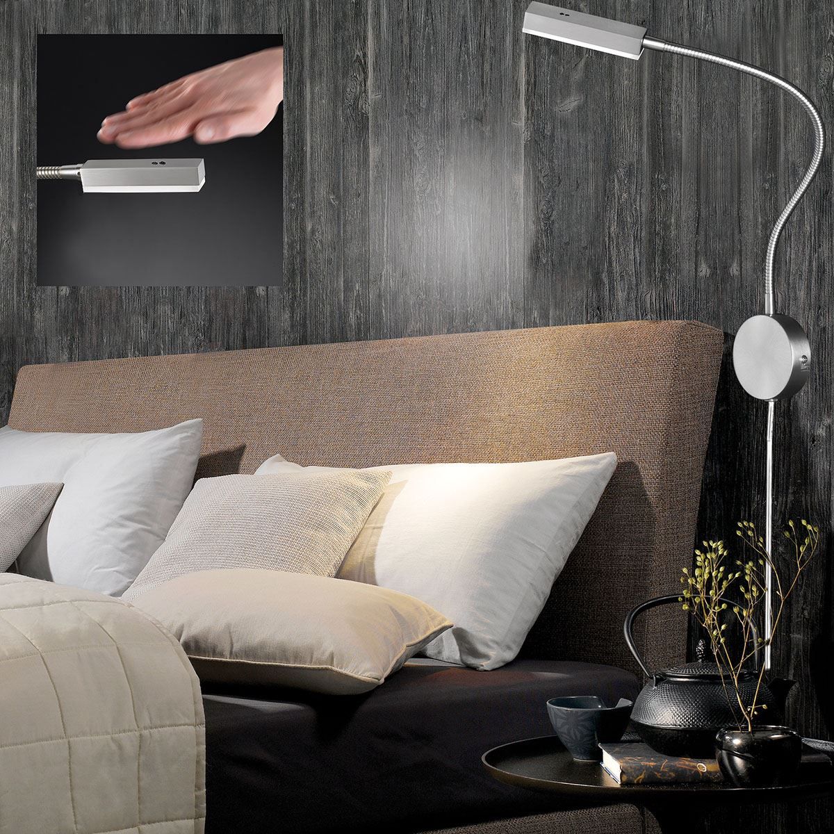 Lampade: LED Wandleuchte, Flexarm, 59 cm Höhe – Nuovo (secondo la descrizione) da Kreuzlingen venduto da Smart-Light 1