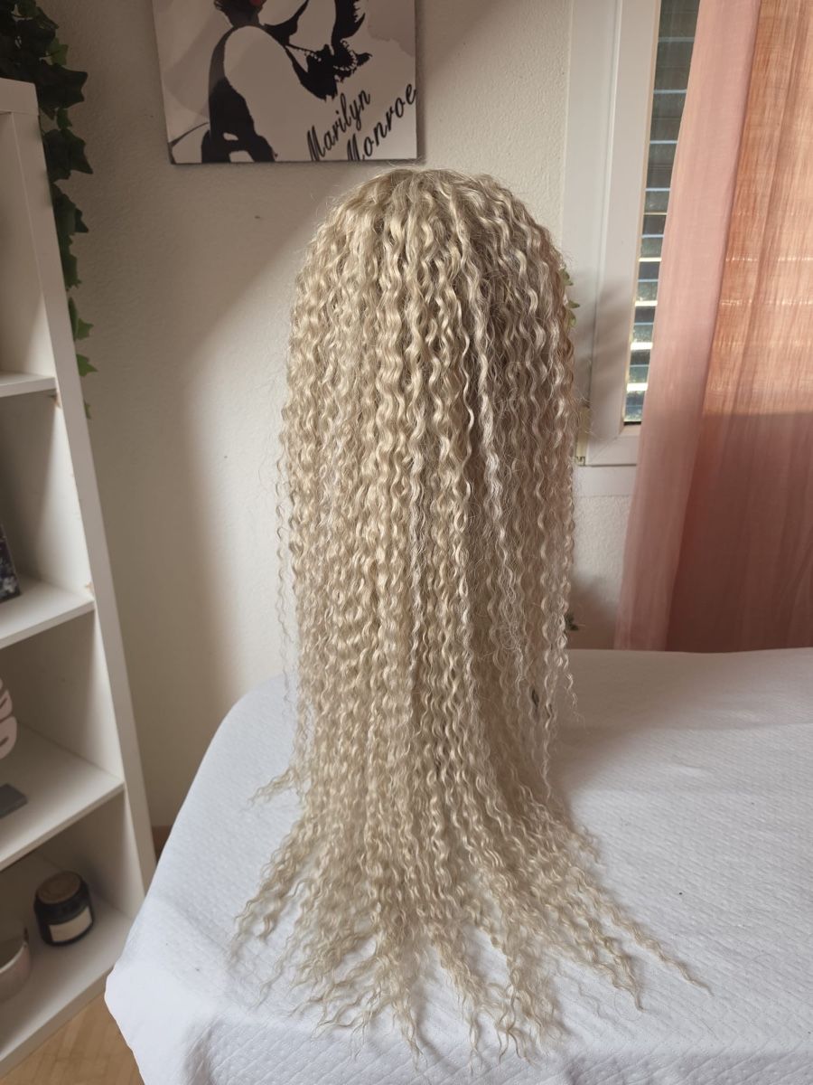 Parrucche: Perücke blond lange Locken Kunsthaar  – Usato da Biberist venduto da KJOVPS 2