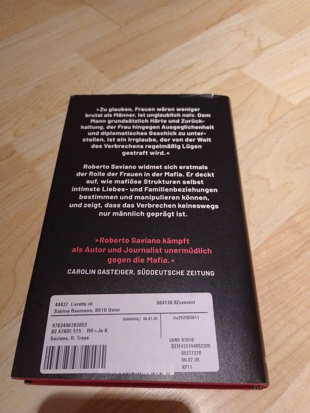 Libri: Treue - Roberto Saviano – Nuovo (secondo la descrizione) da Niedergampel venduto da jen_c2xq 1