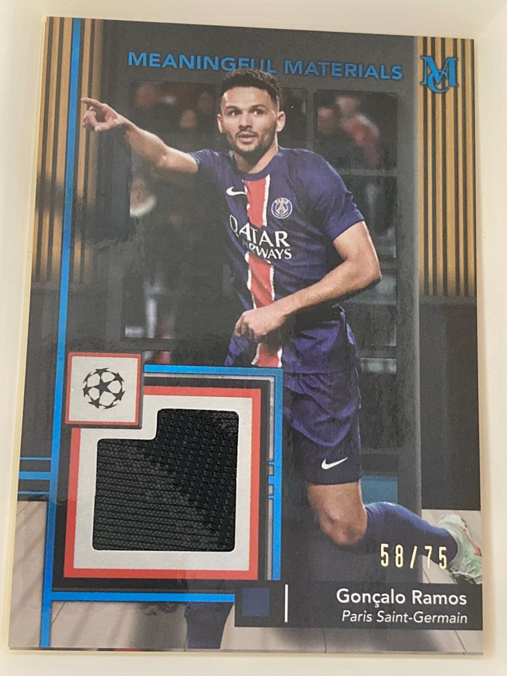 Topps Carte collezionabili: Topps Museum UEFA 24-25 - Gonçalo Ramos Patch /75 – Usato da La Tour-de-Peilz venduto da Tyalos_Cards