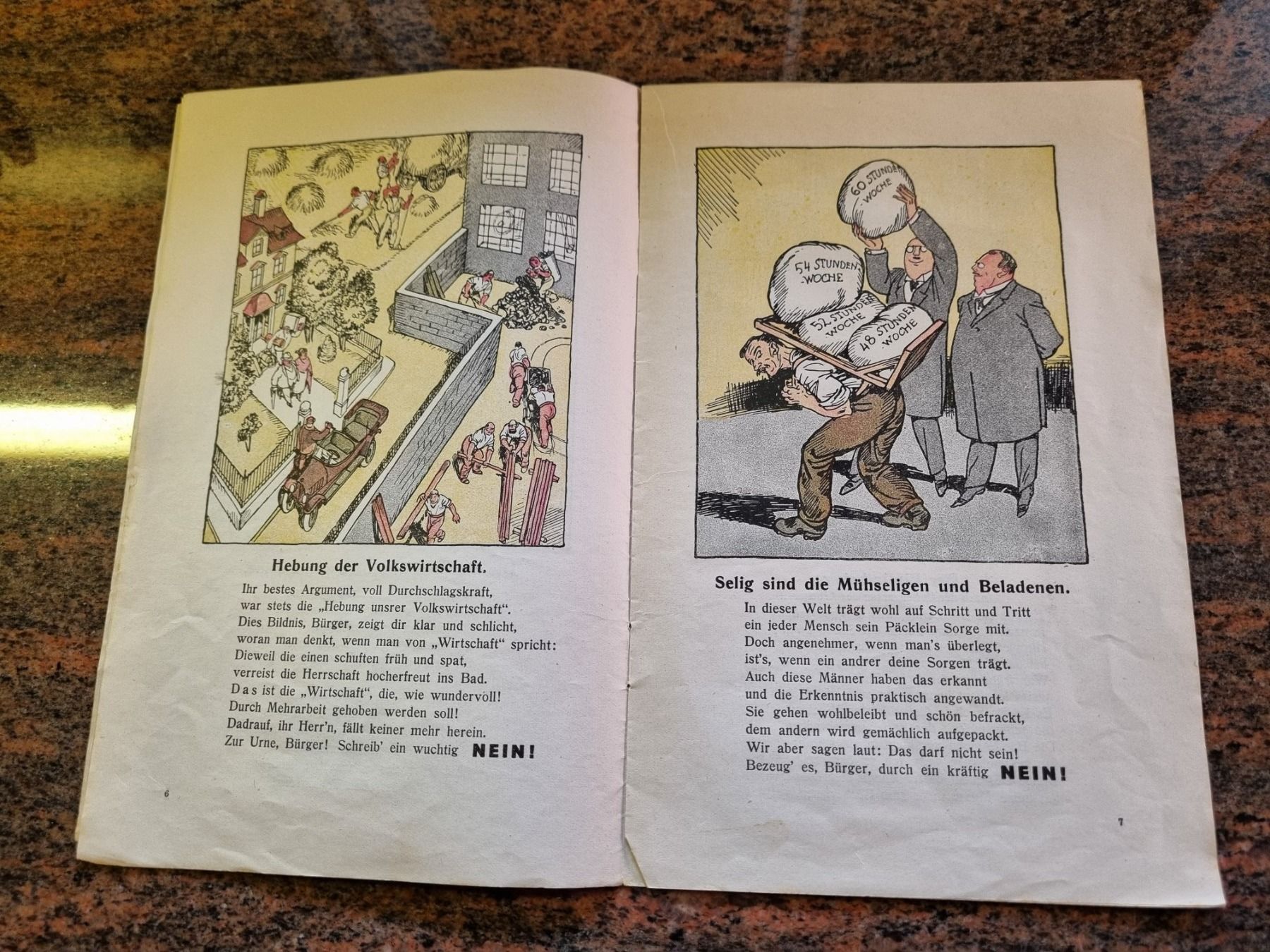 Documenti: Politik 1926 Werbung Prospekte – Usato da Trachslau venduto da post35 8