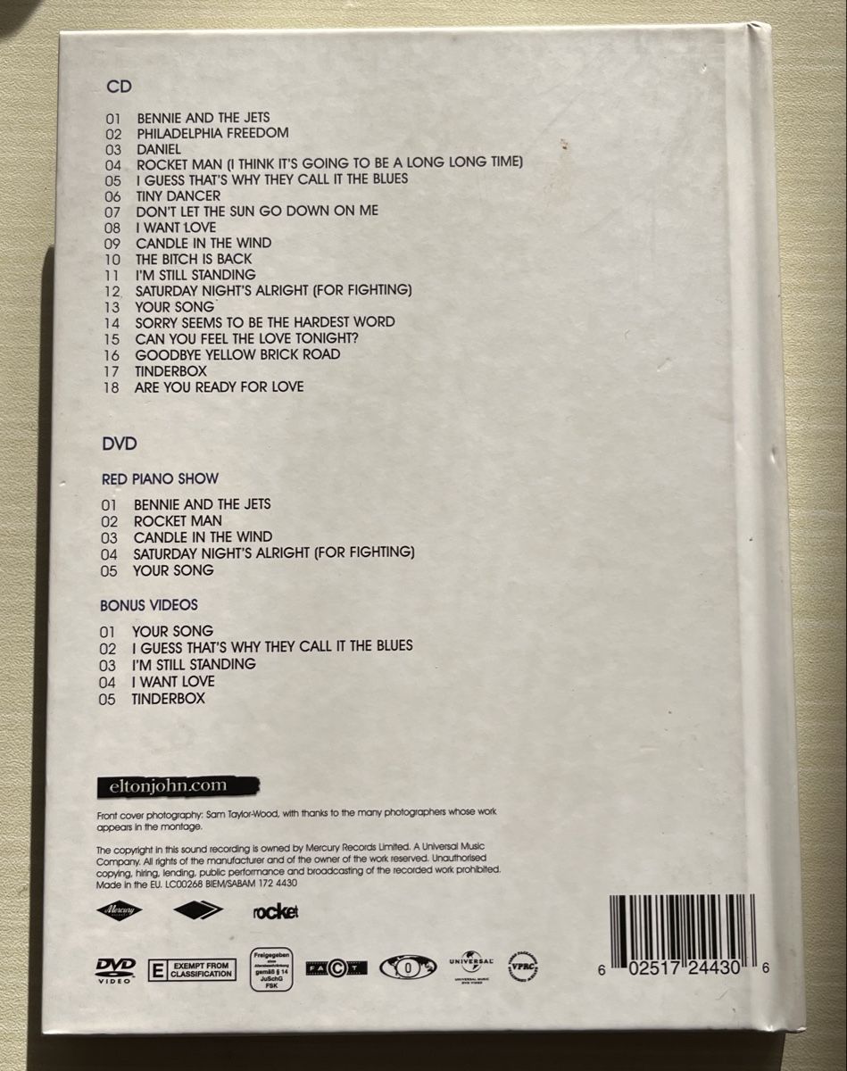 CD: Elton John - Rocket Man • The Definitive Hits - CD & DVD – Usato da Riehen venduto da han_82q8 1