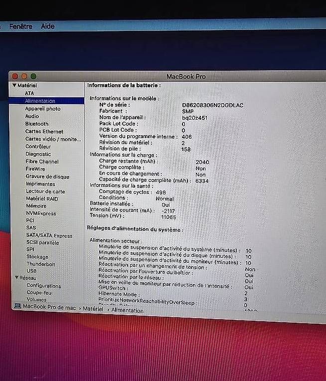 Apple Notebook: MacBook Pro 15" i7 | 8Go RAM | SSD 250Go – Usato da Renens VD venduto da MTD2211 9