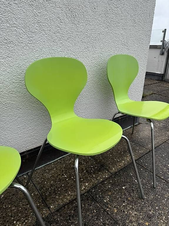 Stühle: 4 Stühle, grün – Gebraucht aus Walzenhausen von elhuuu21 1