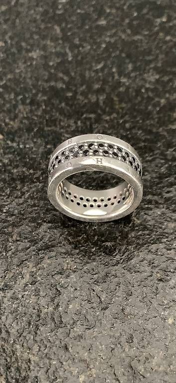 Ringe: Thomas Sabo - Ring - Silber/schwarz – Gebraucht aus Scheuren von tan_w6cx 1