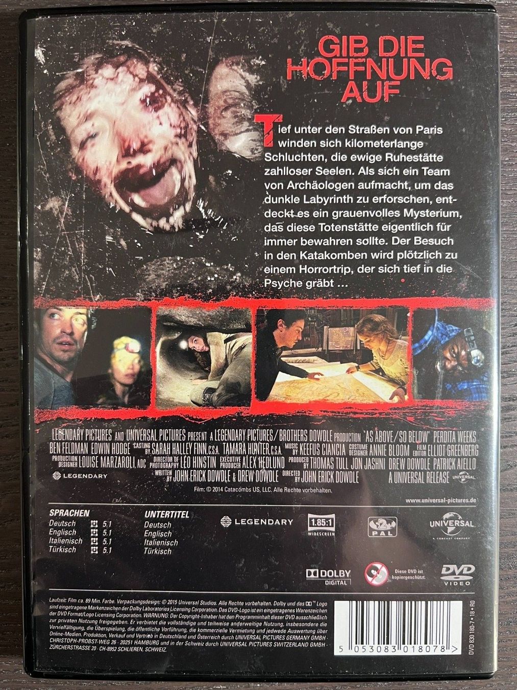 Tutti i DVDs: Katakomben – Usato da Zürich venduto da FilmFreunde 1