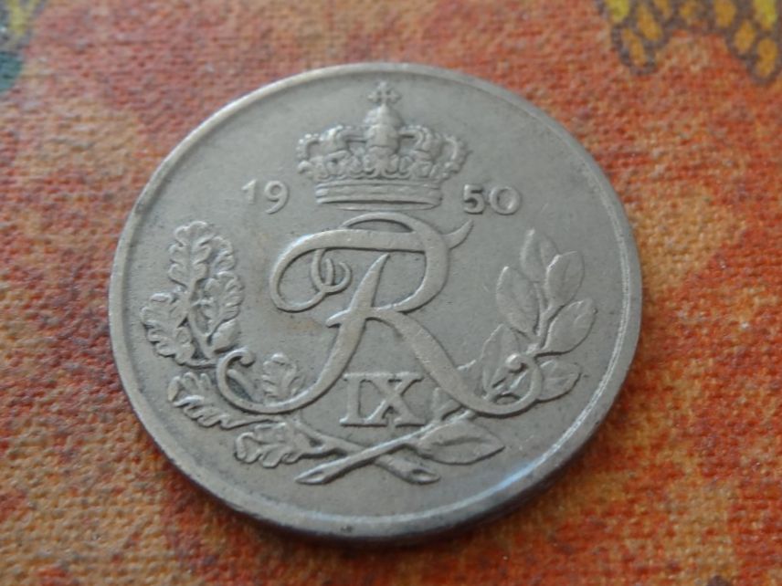 Toutes les monnaies: DANEMARK  25  Ore  1950 – D'occasion à Romanel-sur-Lausanne par Swift13