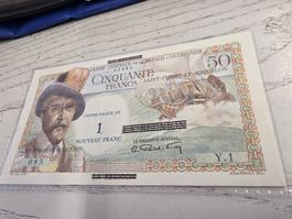 Banknote Saint-Pierre-et-Miquelon 50 Francs 1964 ND UNC