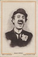 Seiden Karte AK Clown Billie Ritchie 1910 Motiv