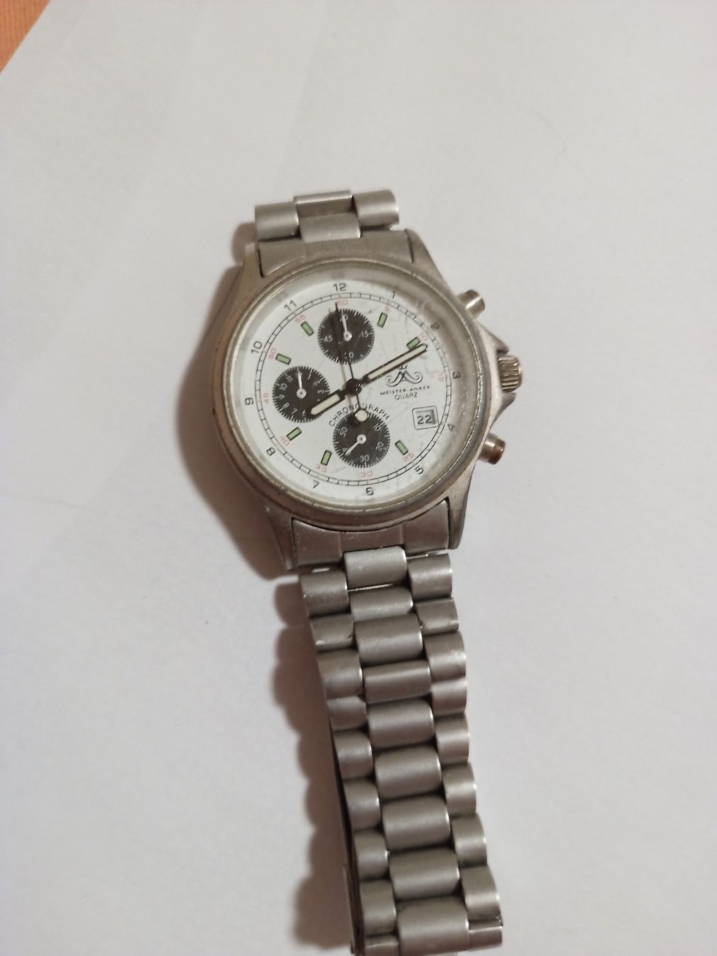 Orologi: Vintage Meister-Anker Chronograph – Usato da Biel / Bienne venduto da edo_pt98