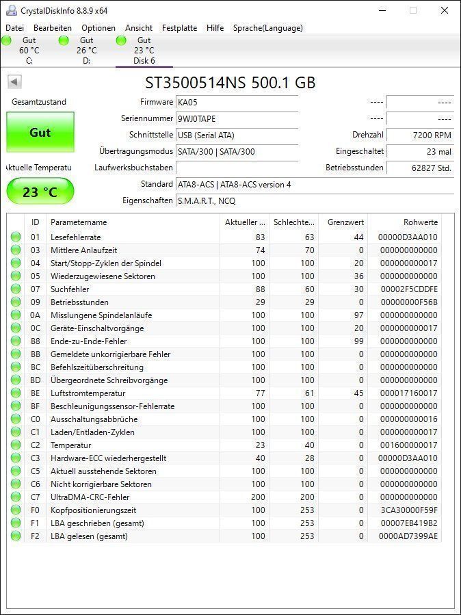 Dell Dischi rigidi: Dell (Seagate) 500GB Festplatte – Usato da Künten venduto da Arktisde 1