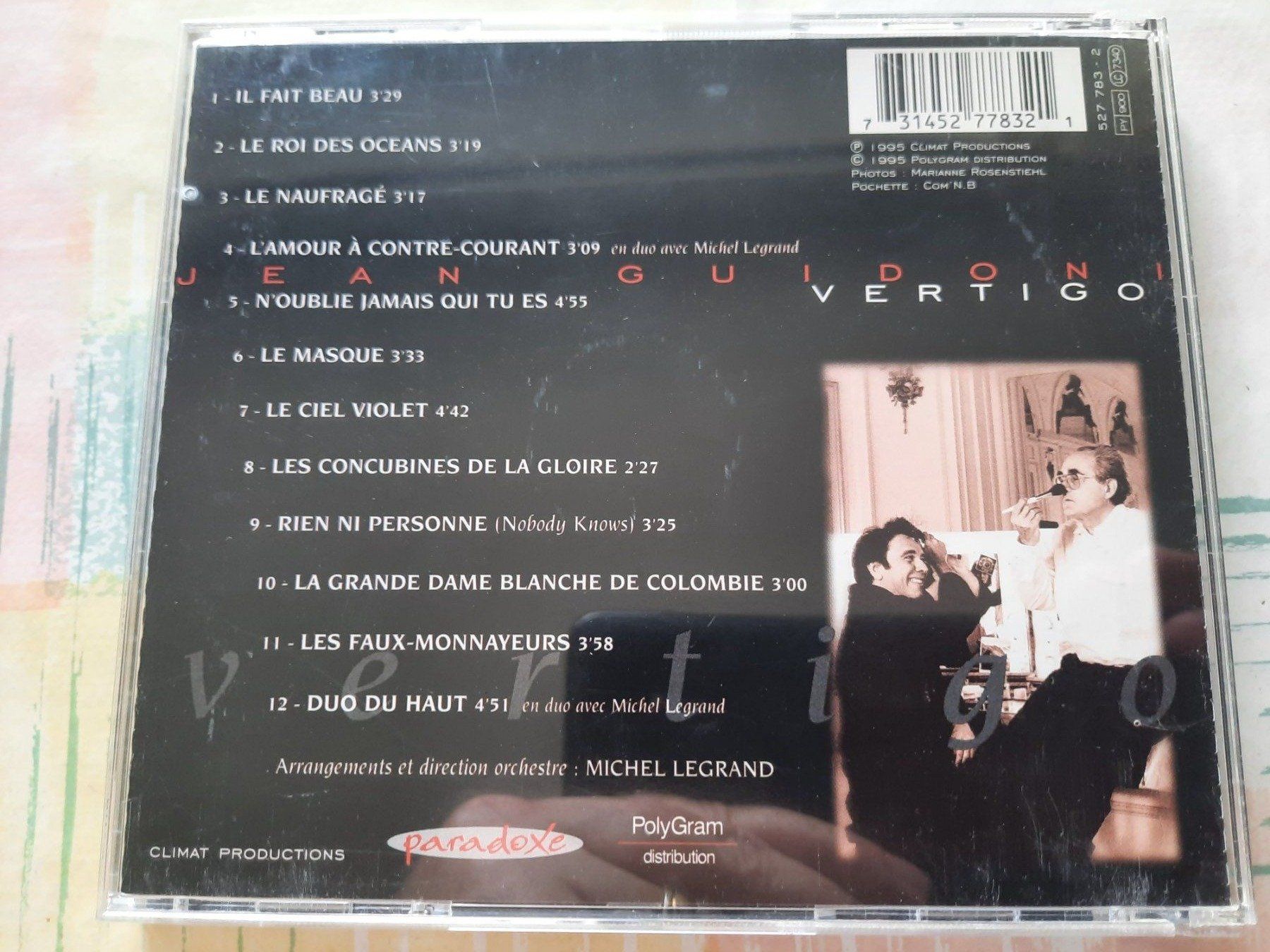 CDs: Cd Jean Guidoni - Vertigo  – D'occasion à Pully par bro_n52j 1
