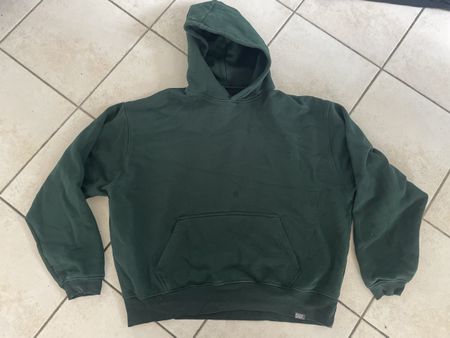 DEF Berlin Kapuzenpullover dunkelgrün Gr. XL
