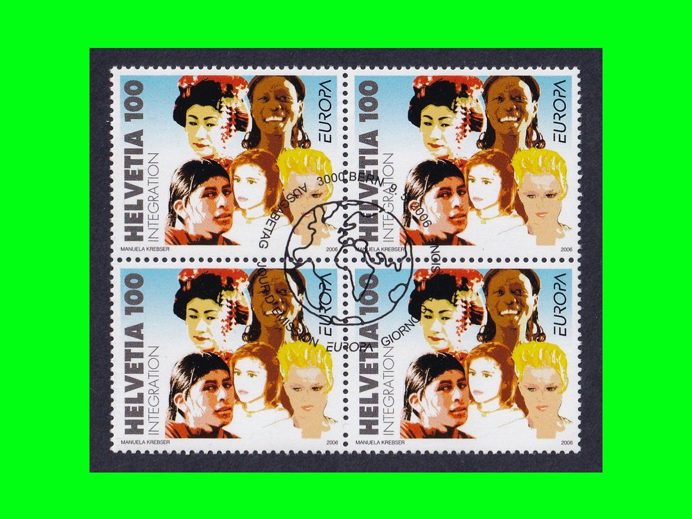 Alle Briefmarken: Viererblock "EUROPA" (2006) – Neu (gemäss Beschreibung) aus Dübendorf von chiara48