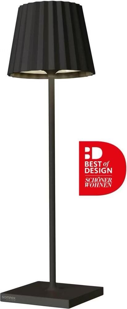 Lampade: SOMPEX Design Outdoor Tischlampe Schwarz dimmbar – Usato da Thalwil venduto da victoriaSog