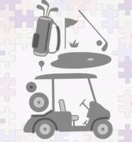 Neues Stanzschablonen-Set Golf NEU