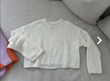 VIVAL STUDIO Wollpullover weiss (Grösse M)