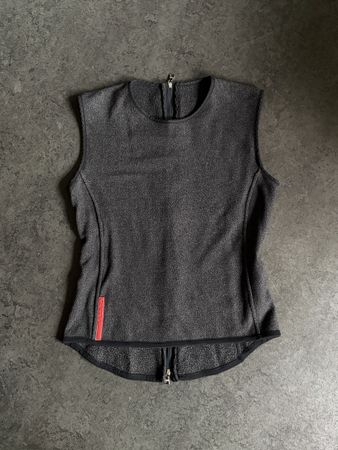 Prada 2000s sport fleece Weste Grösse S-M / 38 