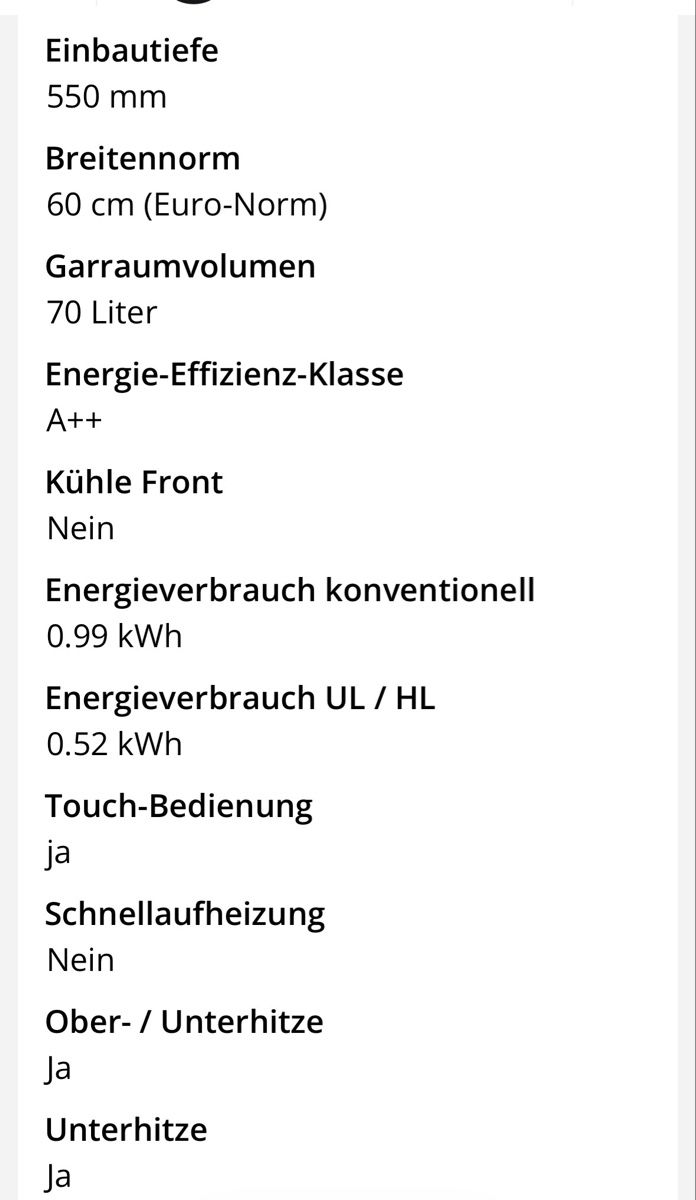Electrolux Forni: Einbaubackofen Combi steamer Electrolux 60 cm A++ G – Nuovo (secondo la descrizione) da Arbon venduto da fis_b6mb 1