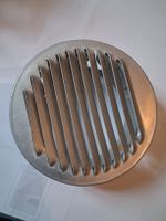 Rundes Lüftungsgitter, Metall - Durchmesser 11.5cm, Top!