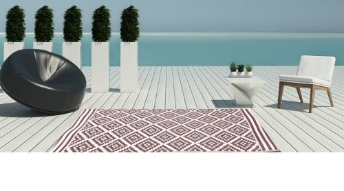 Altre Decorazioni per giardino: Outdoor Kunststoffteppich AUSTIN braun 2 – Nuovo e nell'imballaggio originale da Herbertingen venduto da jet-line-e-trade 1