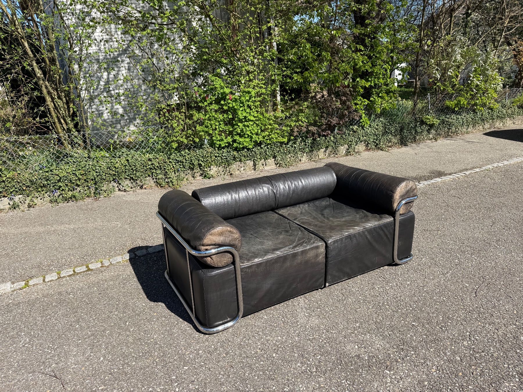 Divani: Sofa Leder Ledersofa Design Friedrich Strässle ab 1.- – Usato da Grenchen venduto da Design-Outlet