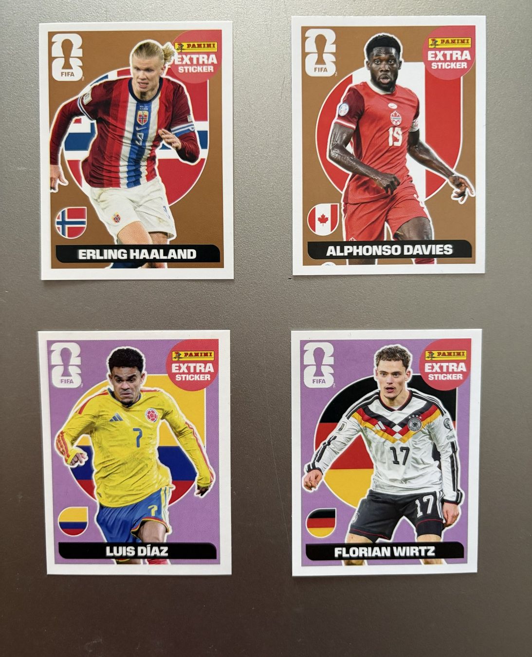 Panini Carte collezionabili: Panini Extras - 4er Set - Guter Zustand – Nuovo (secondo la descrizione) da Winterthur venduto da jsoll1