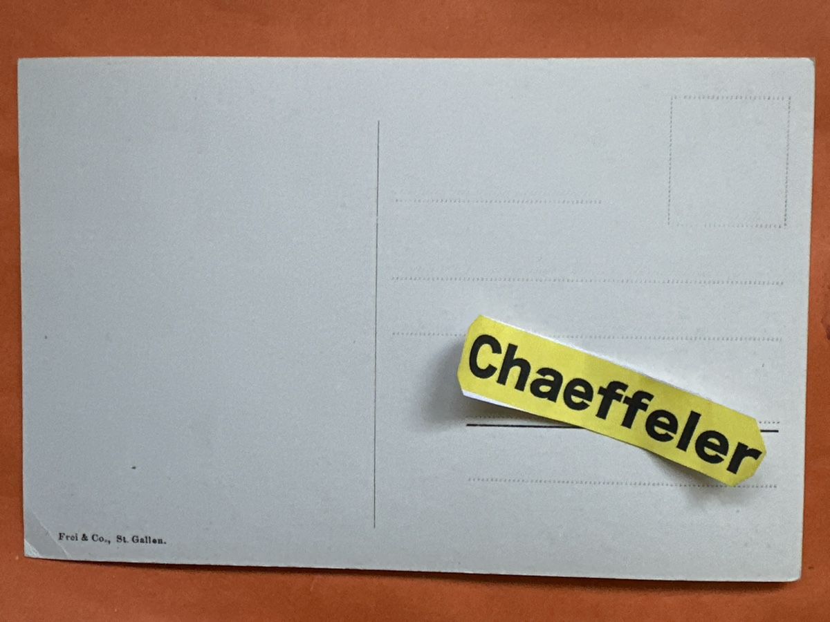 Cartoline postali: Alte Ansichtskarte von Speicher Hinterdorf, Appenzell. – Usato da Zürich venduto da Chaeffeler 1