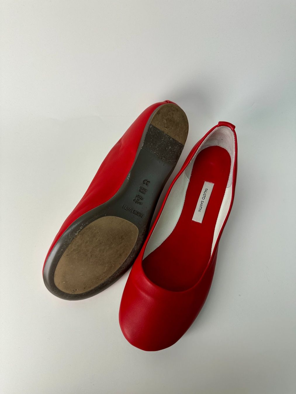 Scarpe da uomo: Ballerines rouges Fausto Santini – Usato da Genève venduto da subermarket 4