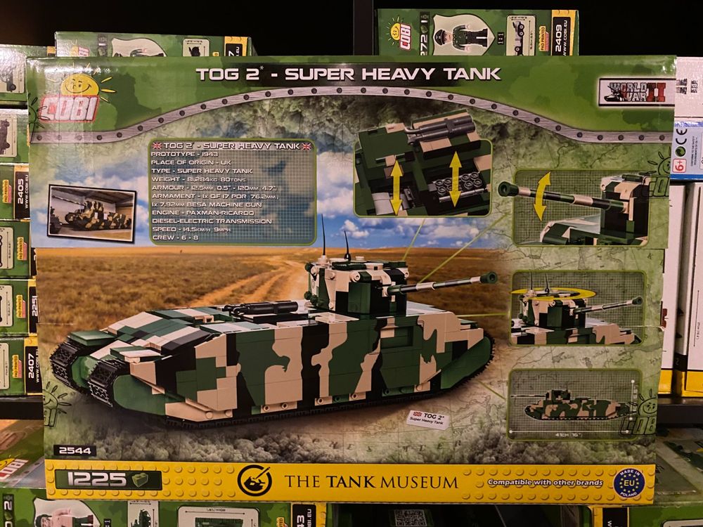 Cobi Jeux de construction: Cobi 2544 - TOG II - Super Heavy Tank (NEU/EOL) – Neuf avec emballage d'origine à St.Gallen par MedienJoe 1