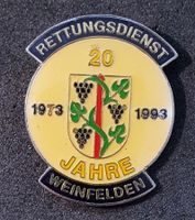 CC030 - Pin 20 Jahre Rettungsdienst Weinfelden 1973 - 1993