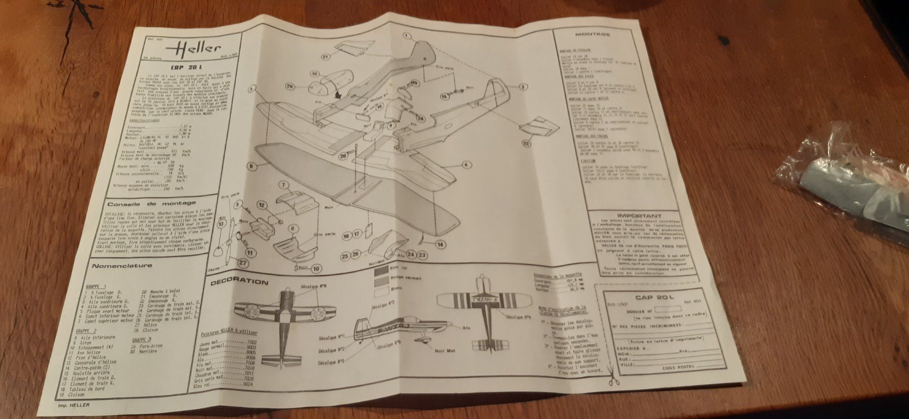 Heller Kits de montage: Mudry CAP 20L 1:50 Heller – D'occasion à Fehraltorf par STEMAC01TK 3