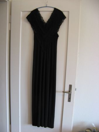 langes schwarzes Kleid Gr. S Zara Collection
