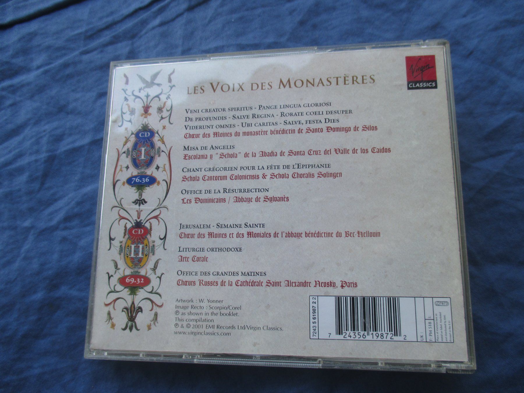 CD: Les Voix des Monastères (double cd) – Usato da Colombier NE venduto da Nevenma 1