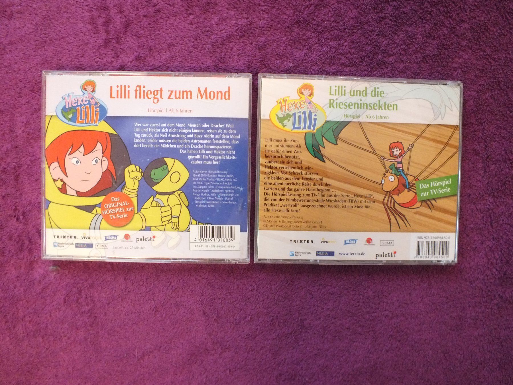 CDs: 6 - Hexe Lilli - Hörspiel - CD´s – Gebraucht aus Müllheim Dorf von Seeeule01 6