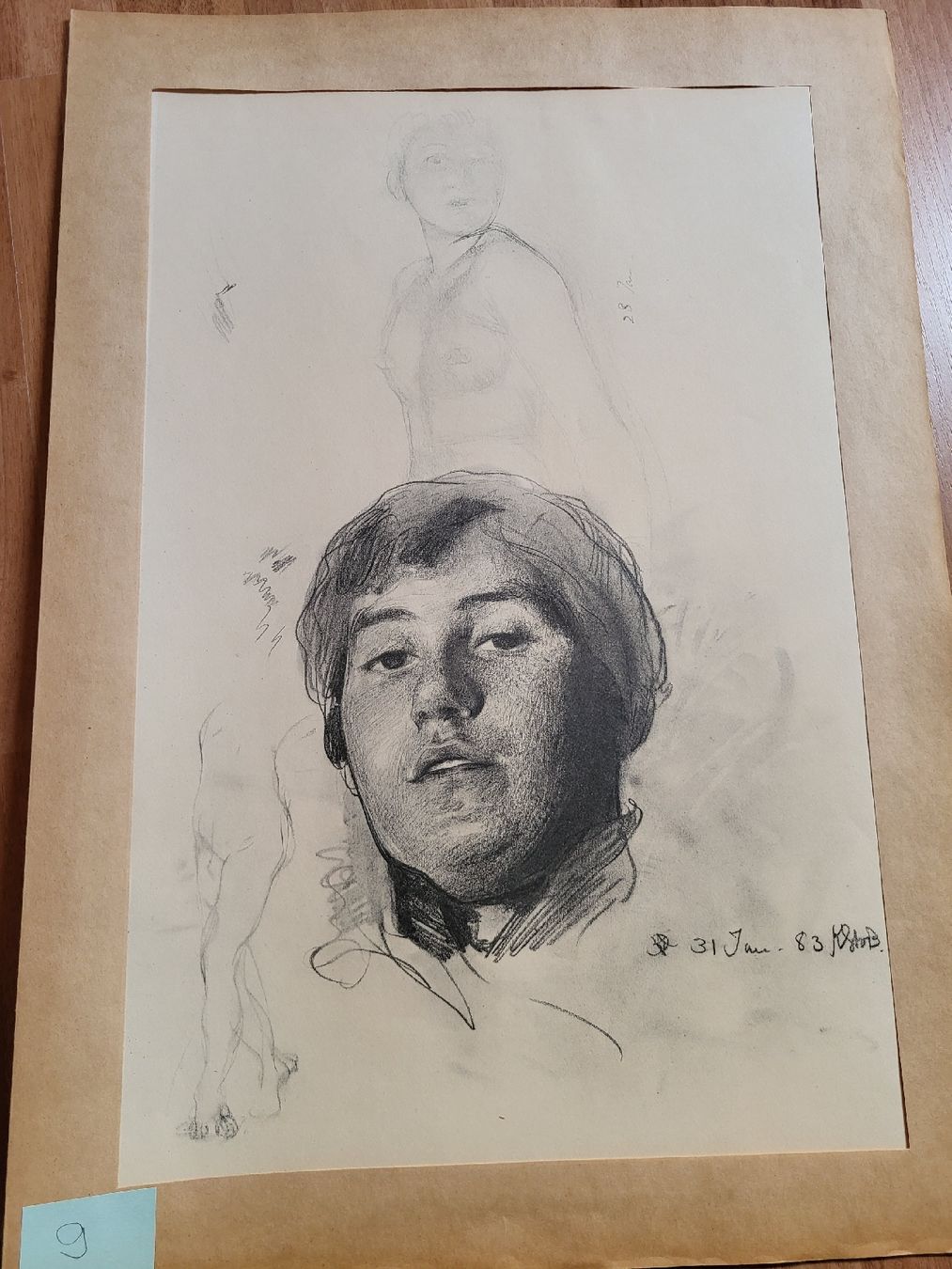 Dipinti: Karl Stauffer-Bern Faksimlie ca.1895 – Usato da nunningen venduto da mic_88k2