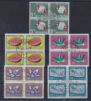 1959 Pro Patria Viererblocks gestempelt   16032