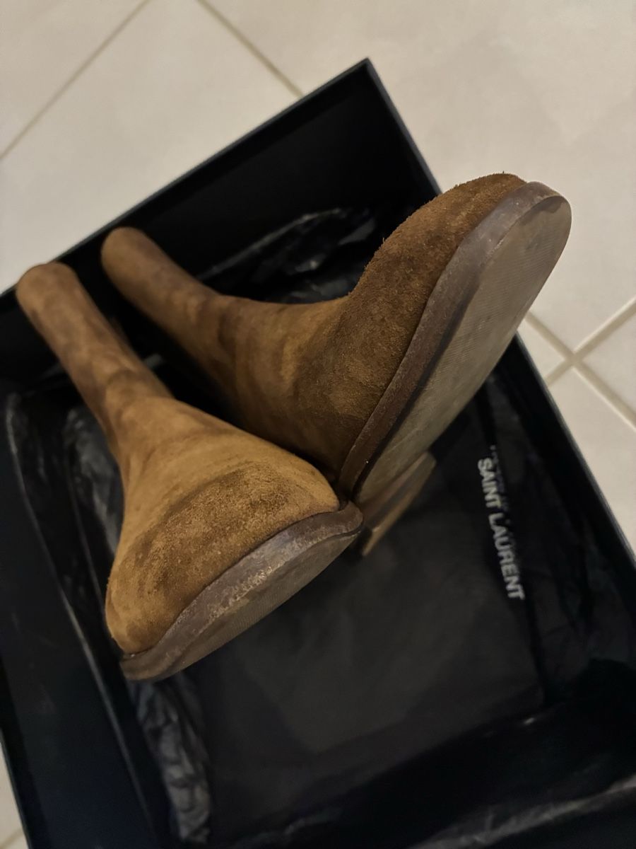 Saint Laurent Scarpe da uomo: Bottines Saint Laurent avec boîte – Usato da Geneve venduto da chris2791 4