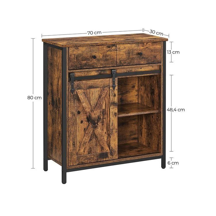 Kommoden: Beistellschrank Sideboard mit Regalebene Schiebetür VALENTIS – Neu und originalverpackt aus Lachen SZ von MAMORU-MOEBEL 6