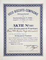 Voco Biscuits-Compagnie AG Aarau - 1928