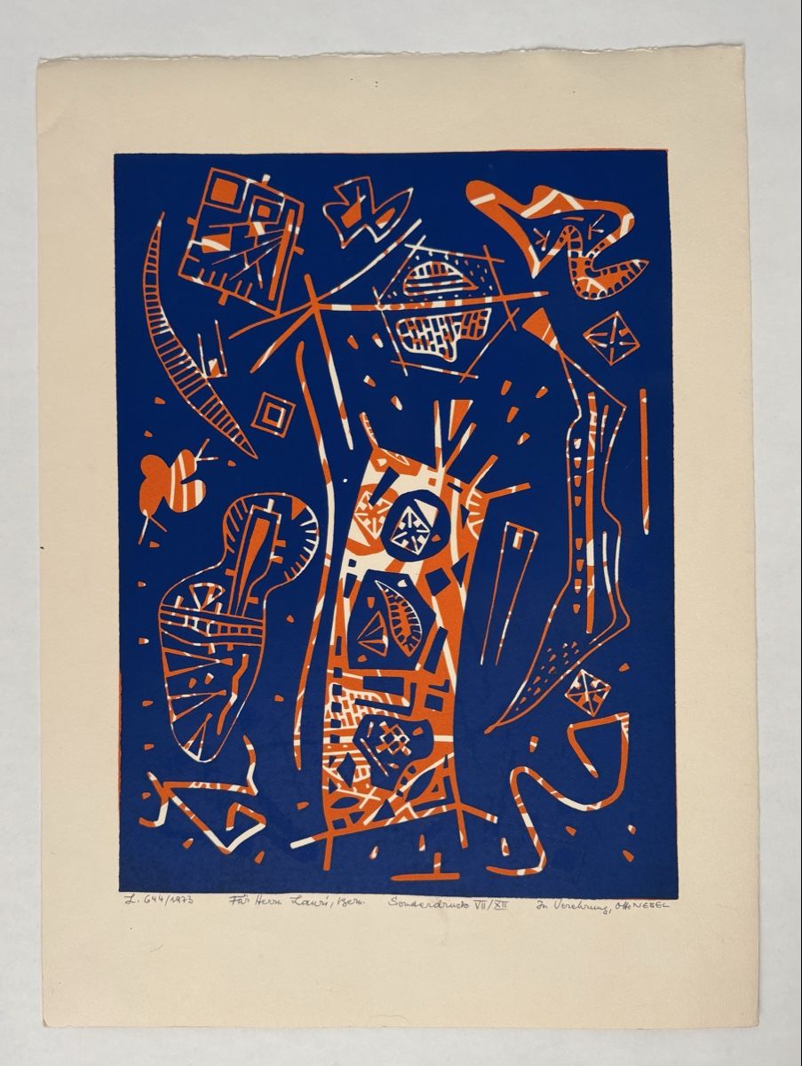 Arts picturaux & lithographies: Otto Nebel, handsigniert – D'occasion à Rain par Pic-Ass 1