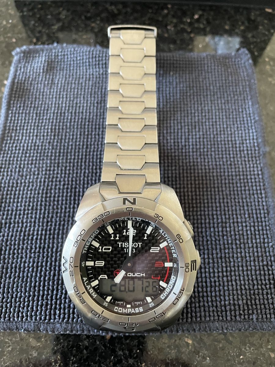Tissot Orologi: Tissot T-Touch Expert  Titanium mit Box und Anleitung – Usato da Madetswil venduto da Xanto2509