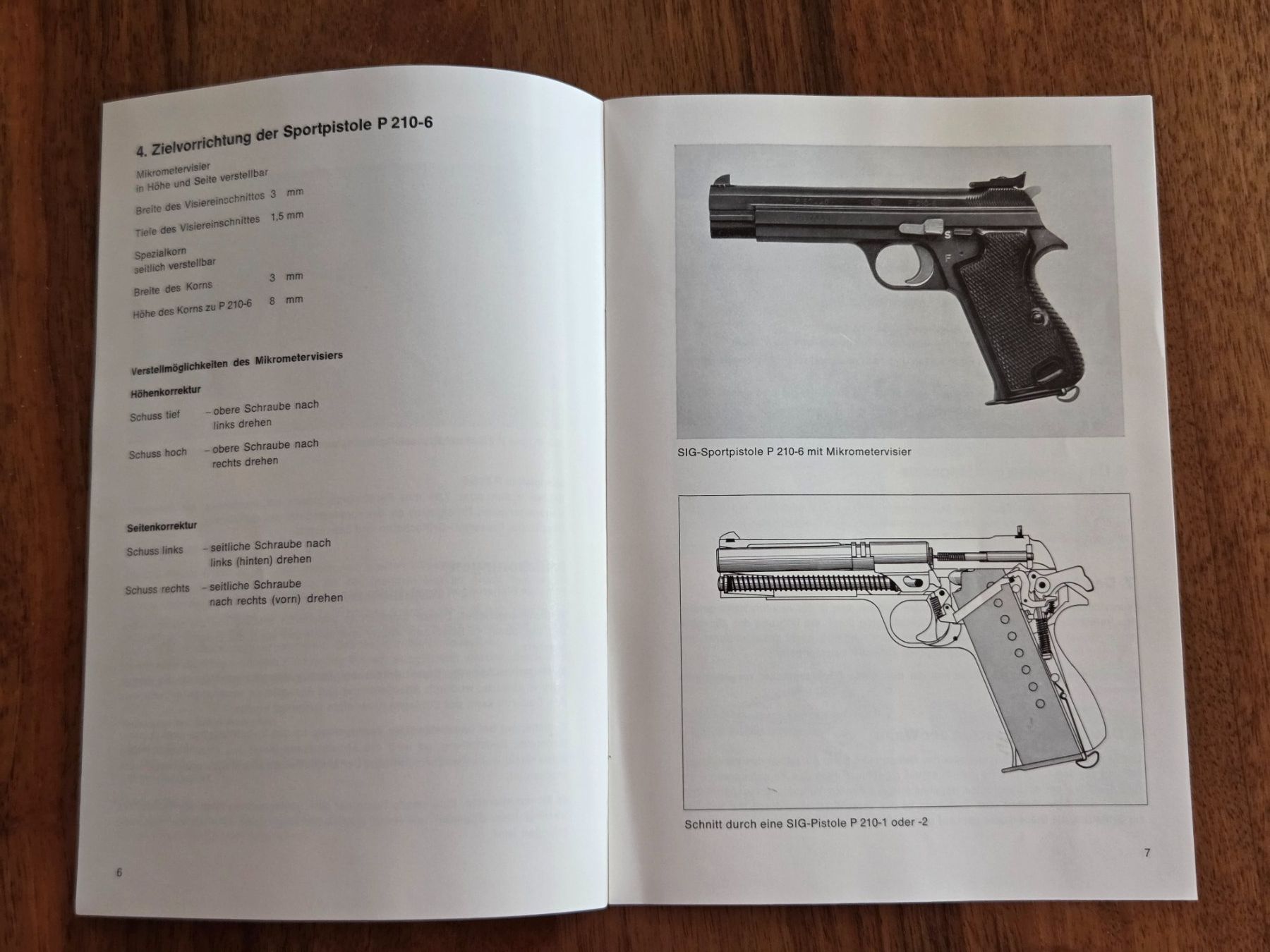 Armée suisse Armes blanches: Prospectus original Sig P 210 – D'occasion à Choëx par Solmo51 2