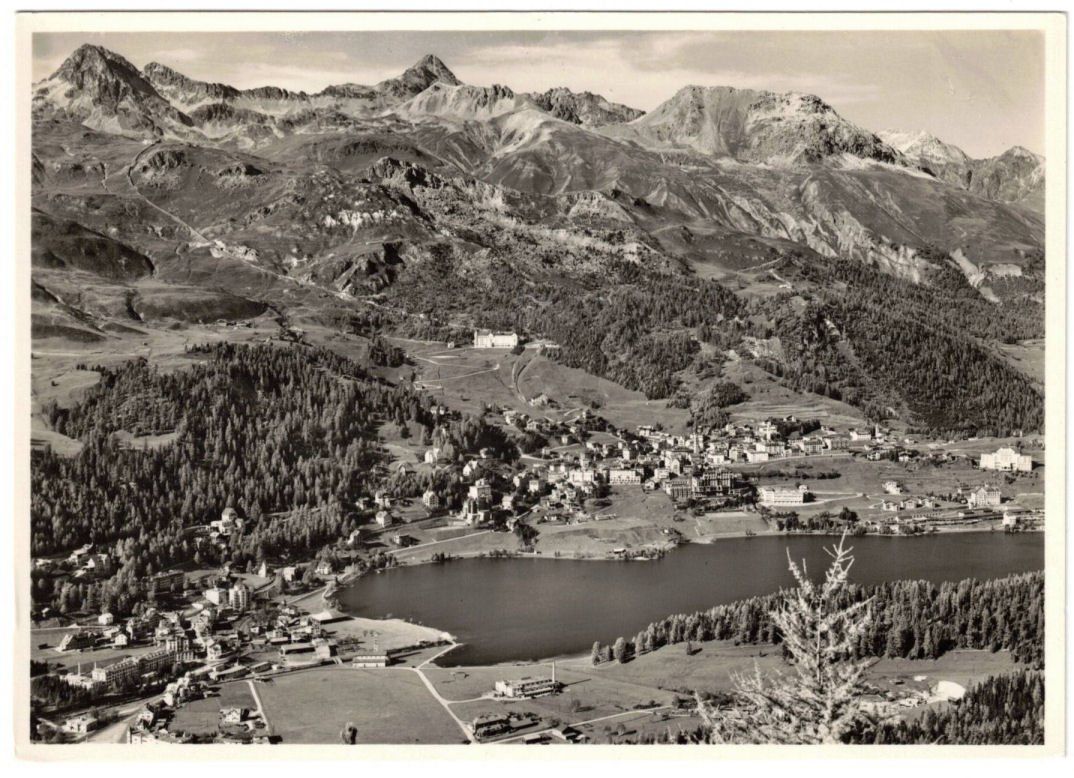 Cartoline postali: St. Moritz - Standseilbahnen Chantarella + Corviglia – Usato da Binningen venduto da Mountainrider