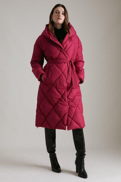 Karen Millen long Winter Coat, 6UK/XS 1