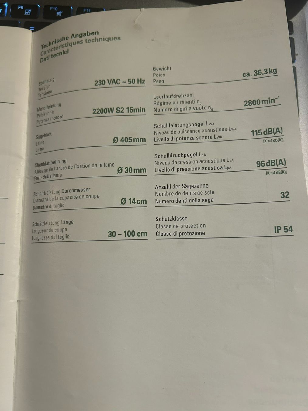 Scies: Brennholz-Wippsäge 230 V – D'occasion à Alterswil FR par Sjasper 3