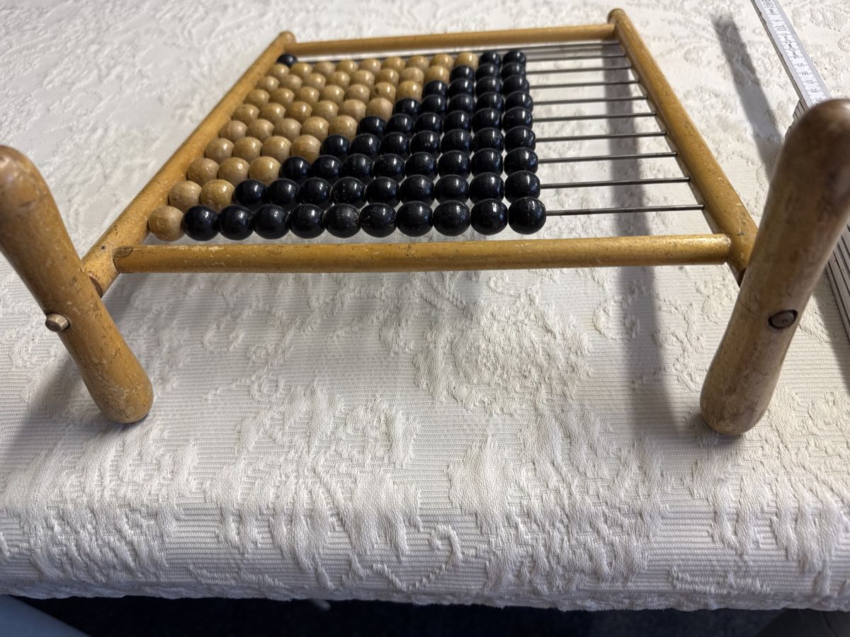 Giocattoli: Antiker Rechenschieber, Holz, Schule, – Usato da Gams venduto da ver_n7n9 3